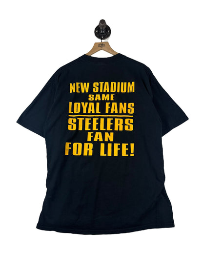 (XL) 2000 Absolute Steelers Fan Double Sided Tee