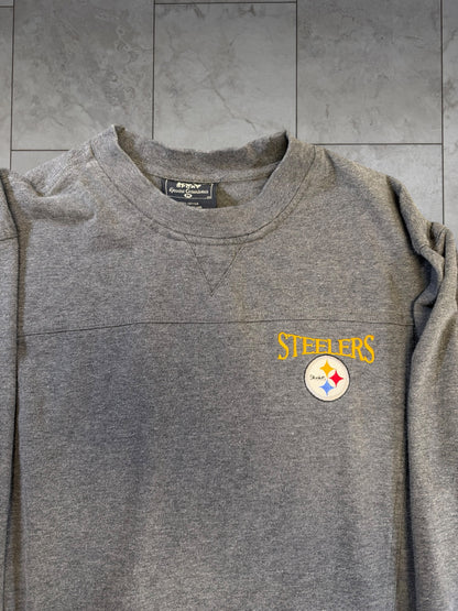 (S/M) Vintage 90's Steelers Embroidered L/S Shirt