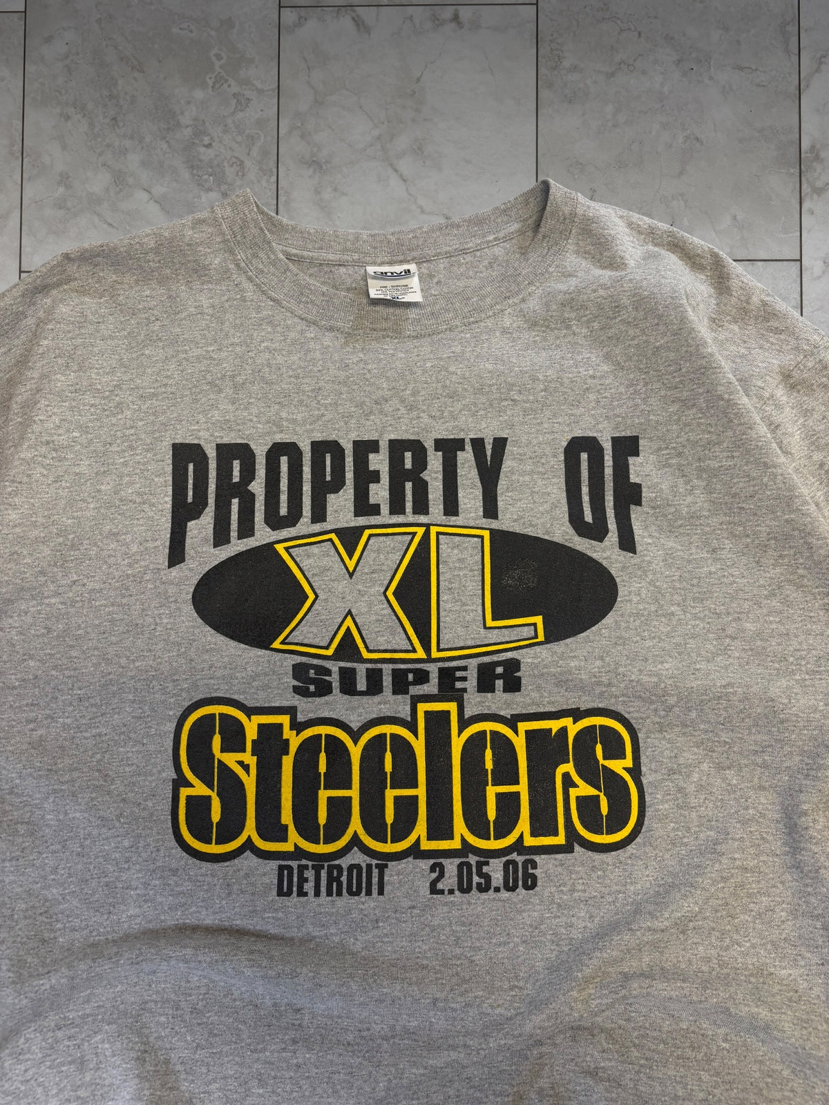(XL) 2006 Steelers Superbowl XL Tee