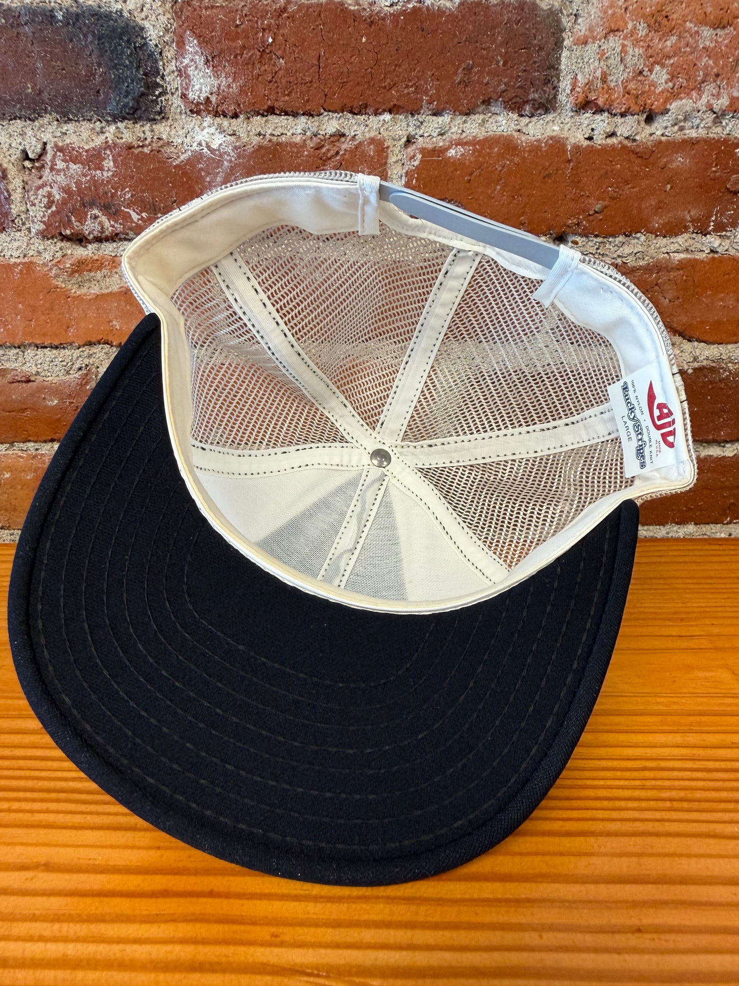 Vintage San Antonio Spurs AJD Lucky Stripes Trucker Hat - NEW