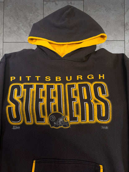 (XL) 1990 Steelers Salem Graphic Hoodie