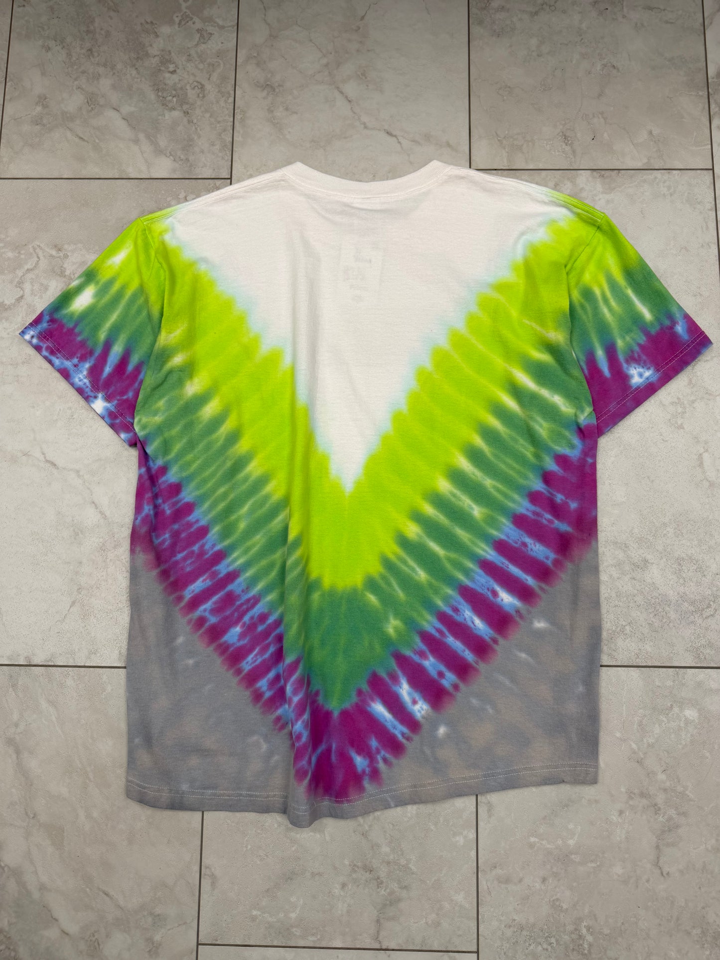 (XL) Vintage Y2K Hulk Custom Shop Tie Dye Tee
