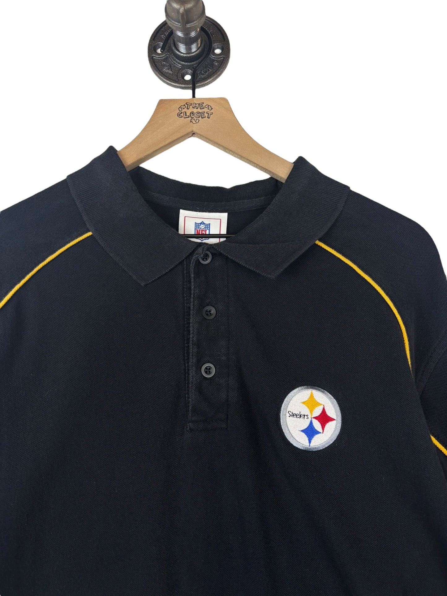 (XL) Vintage Y2K Steelers Polo
