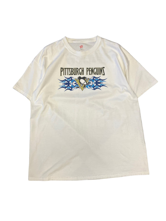 (XL) Vintage Y2K Penguins Tribal Double Sided Tee