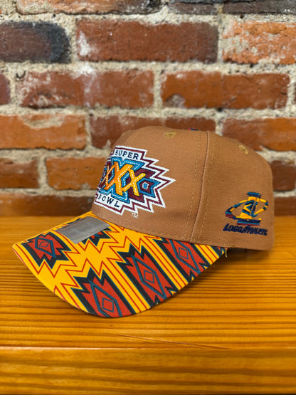 1995 Steelers SB XXX Logo Athletic Snapback Hat (New)