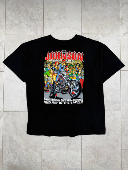 (XXL) Vintage 90’s Big Johnson Custom Cycles Graphic Tee