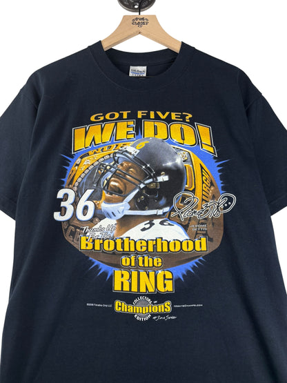 (M) 2006 Steelers Brotherhood of the Ring Tee