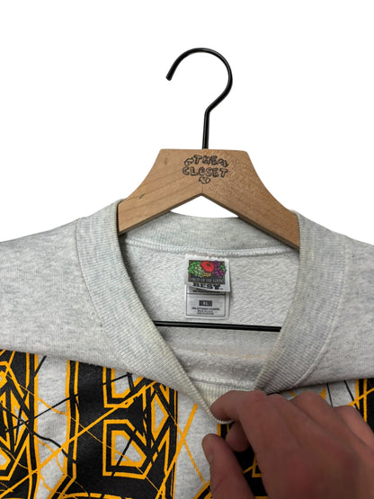 (L/XL) RAFFLE - Vintage Steelers Spellout Crewneck - WINNER PICKED $380 Raised