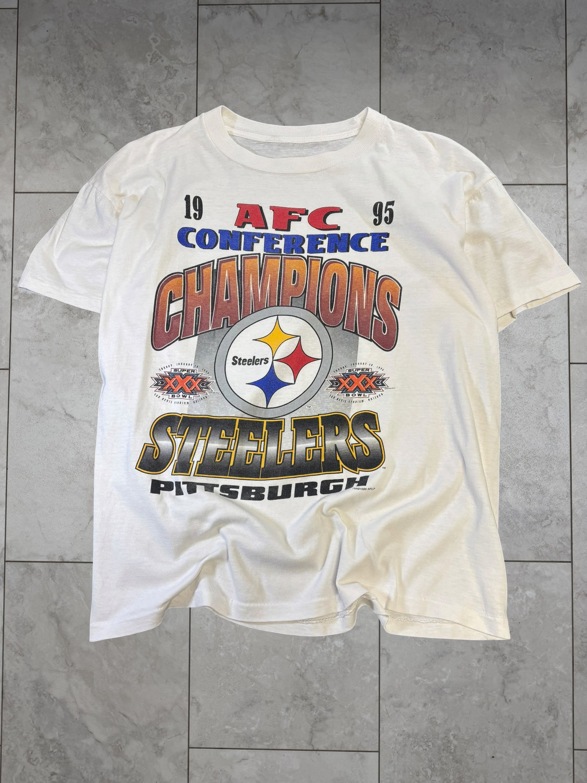 (M) 1995 Steelers AFC Conference Champs Tee