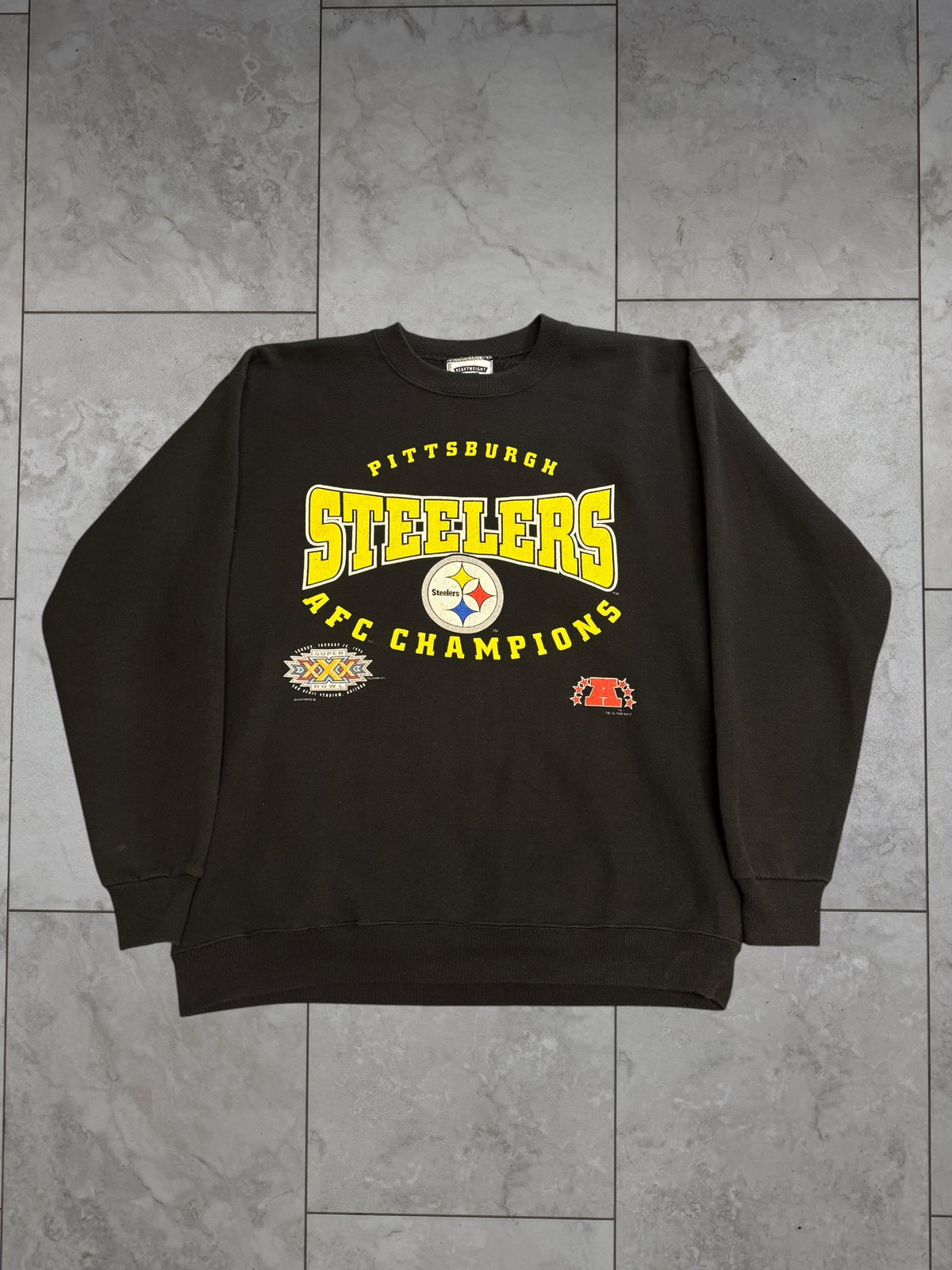 (L) 1995 Steelers AFC Champs Crewneck