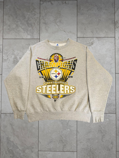 (L) 1995 Steelers AFC Champs Starter Crewneck