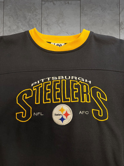 (M) Vintage 90's Steelers Embroidered Crewneck
