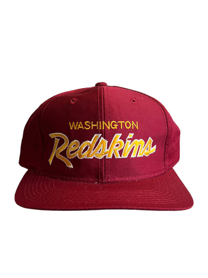 Vintage Washington Redskins Script SnapBack Hat