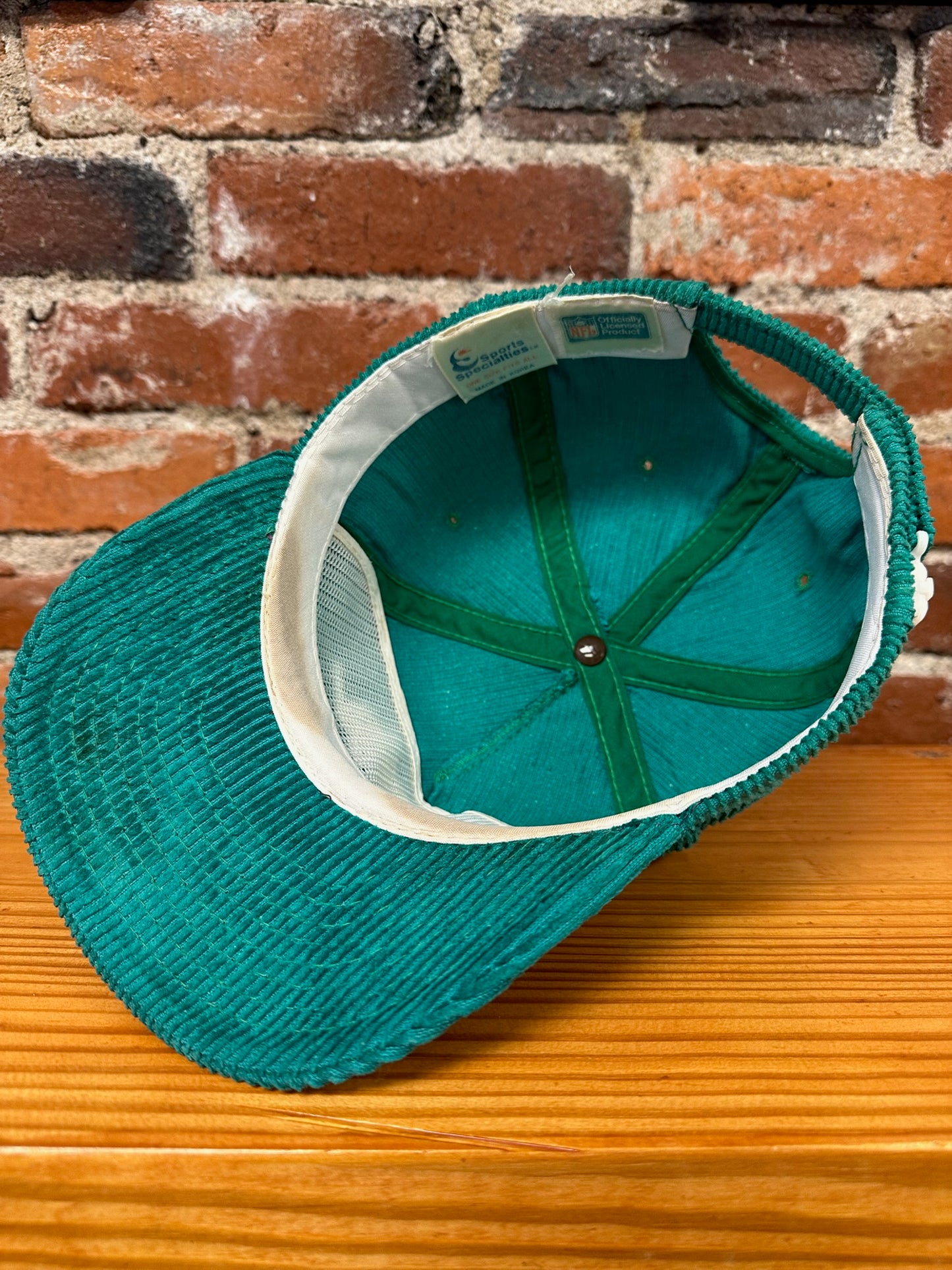Vintage New York Jets Single Line Script Corduroy Hat