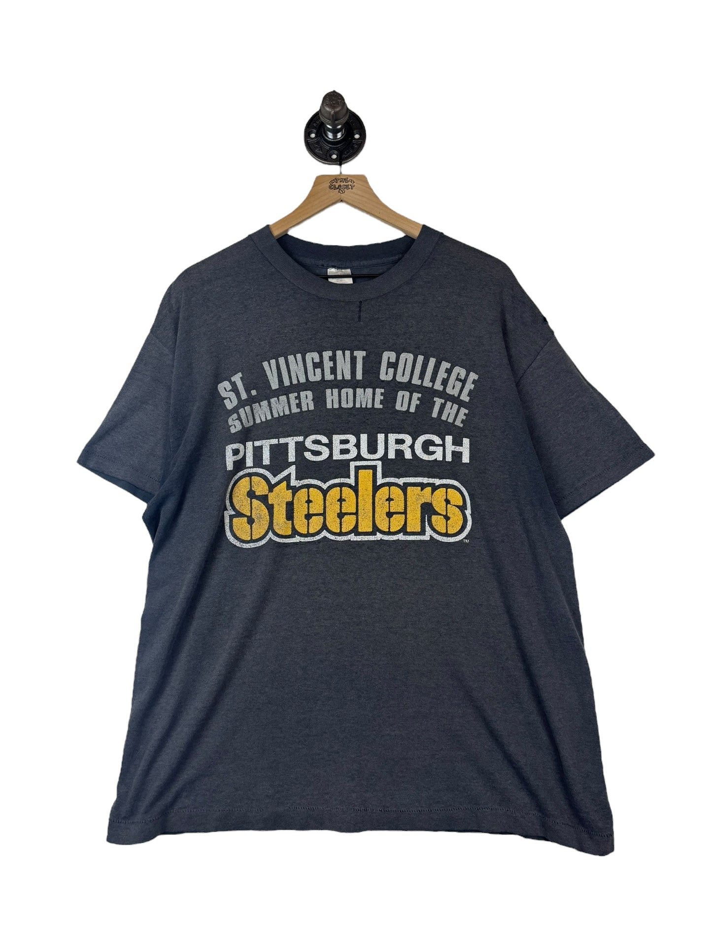 (XL) Vintage 80s Steelers Summer Camp Tee