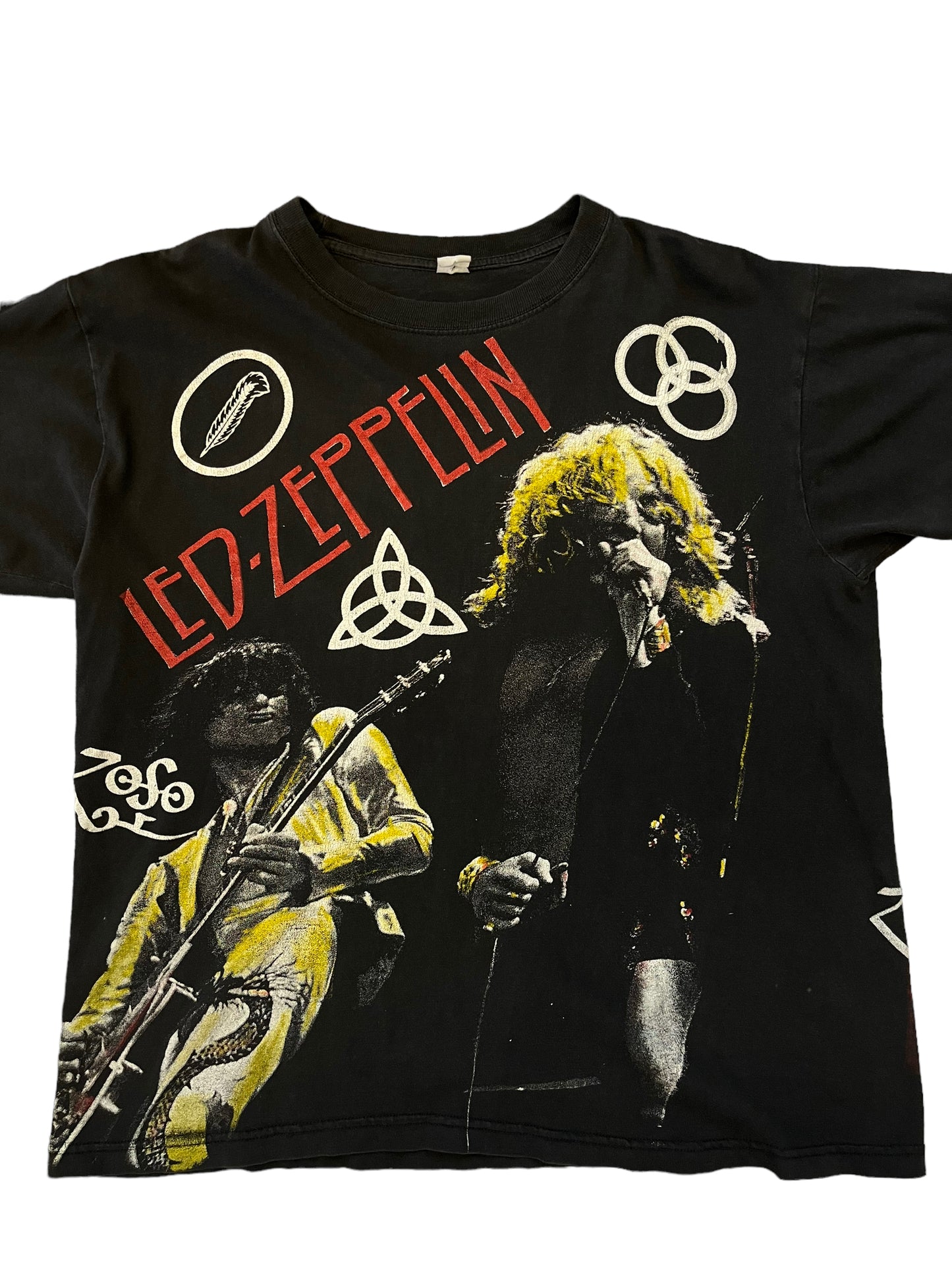 (S/M) Vintage Led Zeppelin Double Sided Tee