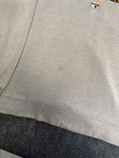 (XL) Vintage Y2K Steelers Embroidered Crewneck