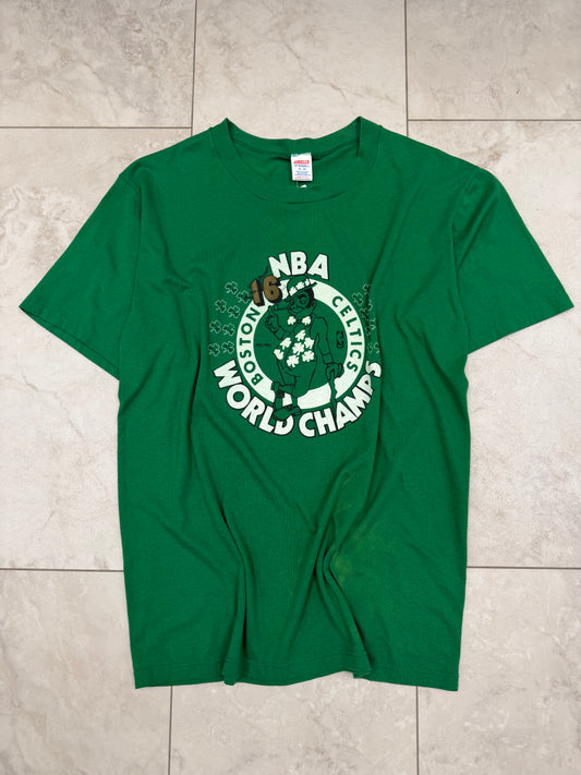 (XL) 1986 Boston Celtics World Champs Graphic Tee