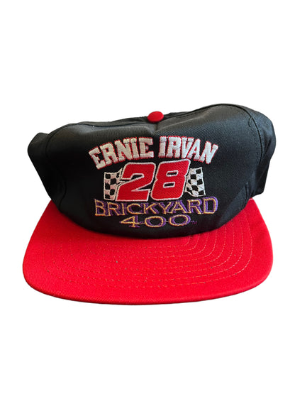 Vintage Nascar Ernie Irvan Brickyard 400 Hat Brand New