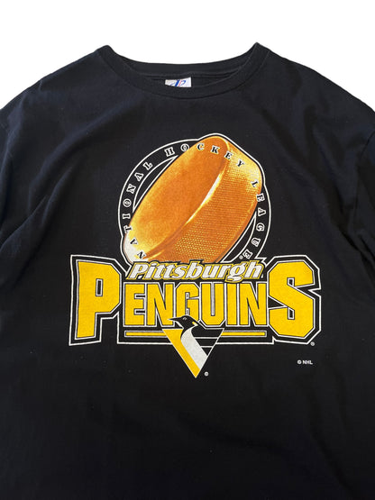 (XL) Vintage Penguins Puck Tee