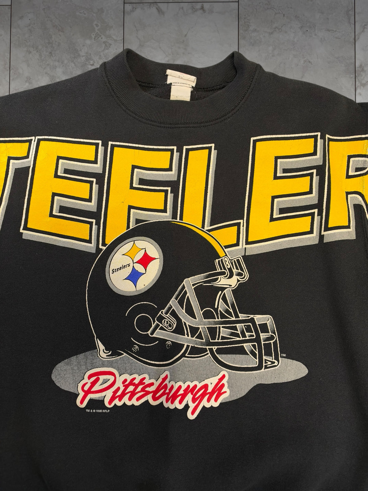 (XS) 1995 Steelers Spellout Crewneck