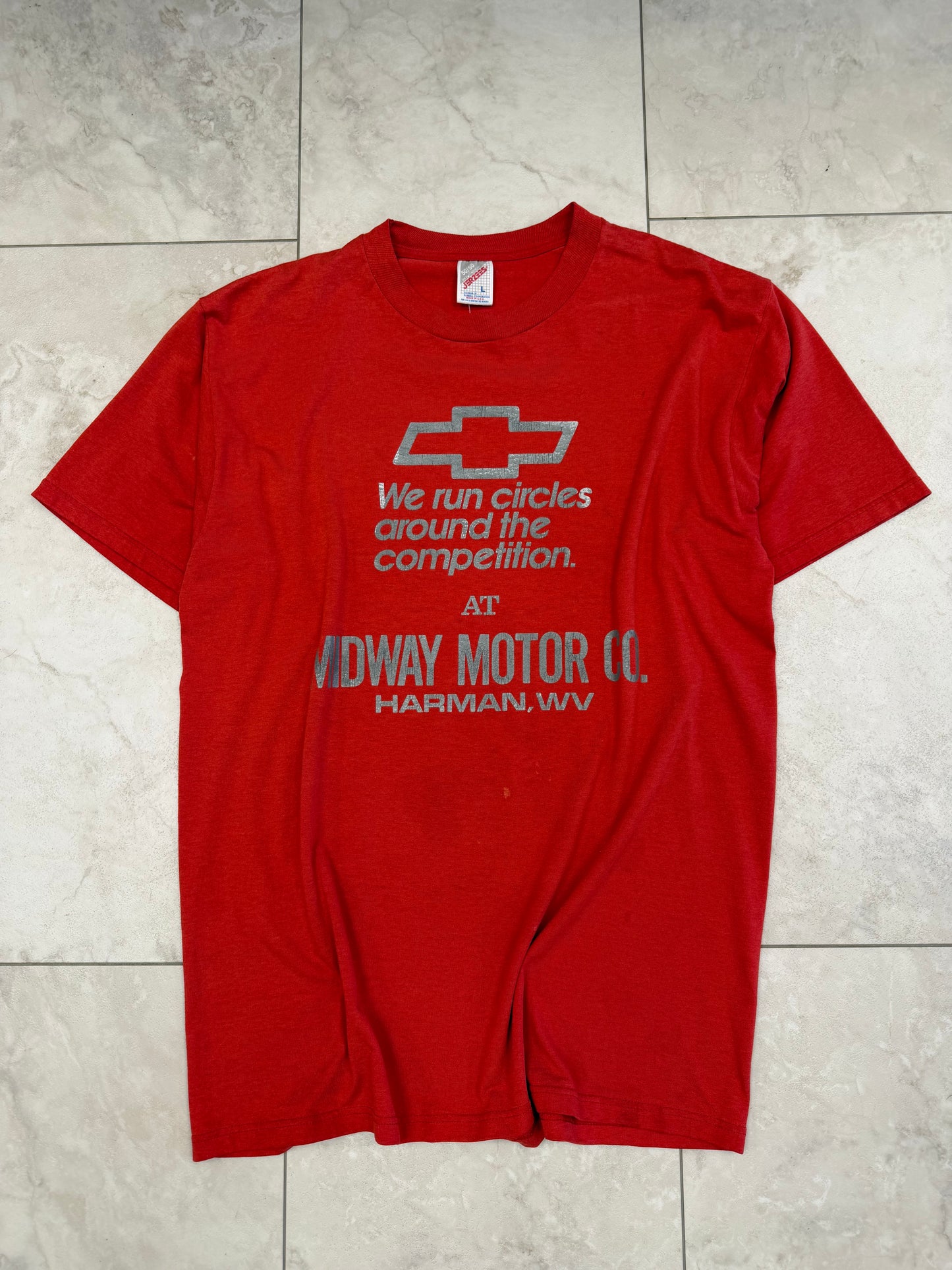 (L) Vintage 80’s Chevrolet Graphic Tee