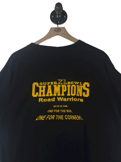 (L) 2006 Steelers Steel Corner Bar Double-Sided Tee