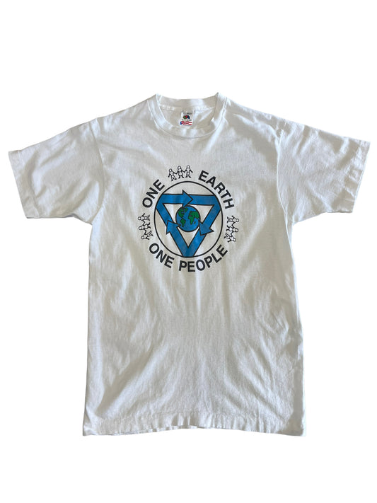 (L) Vintage One Earth One People Tee