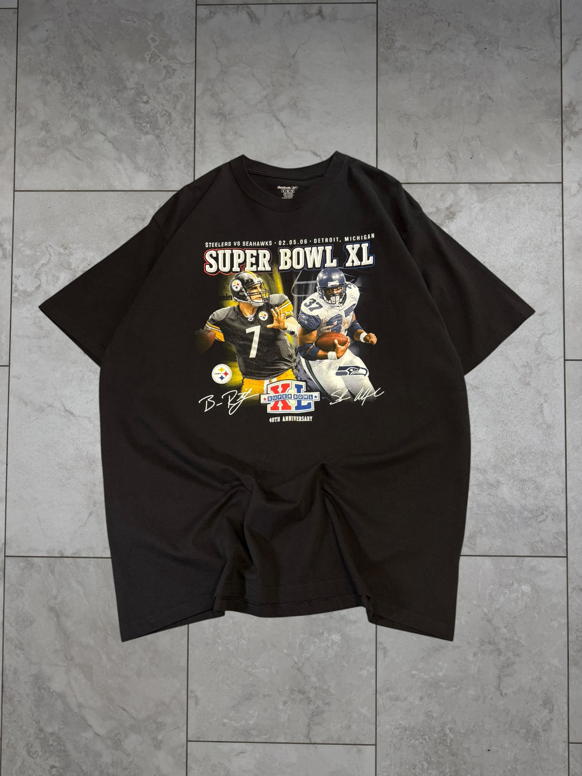 (XL) 2006 Steelers SB XL Big Ben Graphic Tee