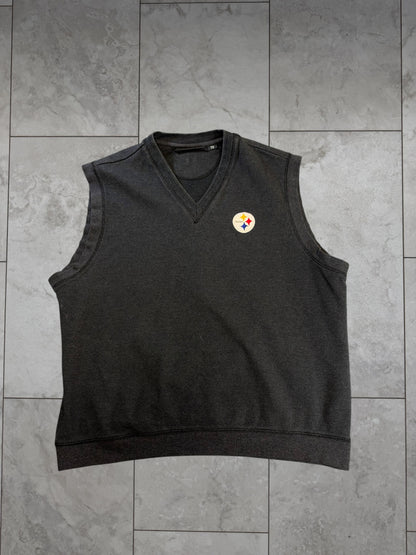 (L) Vintage Y2K Steelers Sweater Vest