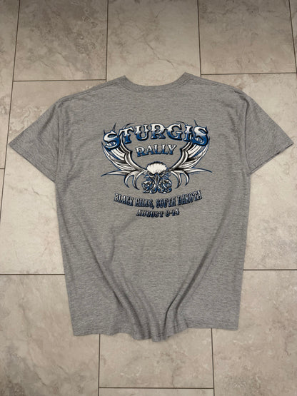 (XL) 2005 Sturgis 65th Annual Bike Rally Graphic Tee