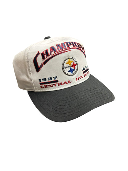 1997 Steelers Central Div Champs Snapback Hat