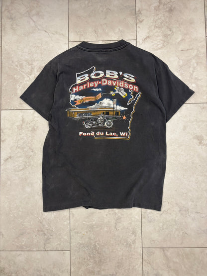 (L) Vintage Harley Eagle Graphic Tee