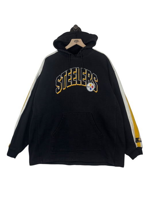 (XL) Vintage Steelers Starter Embroidered Hoodie