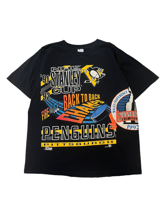 (L) 1992 Penguins B2B Cup Champs Salem All Over Print