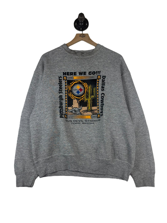 (L) 1996 Steelers Super Bowl XXX Crewneck