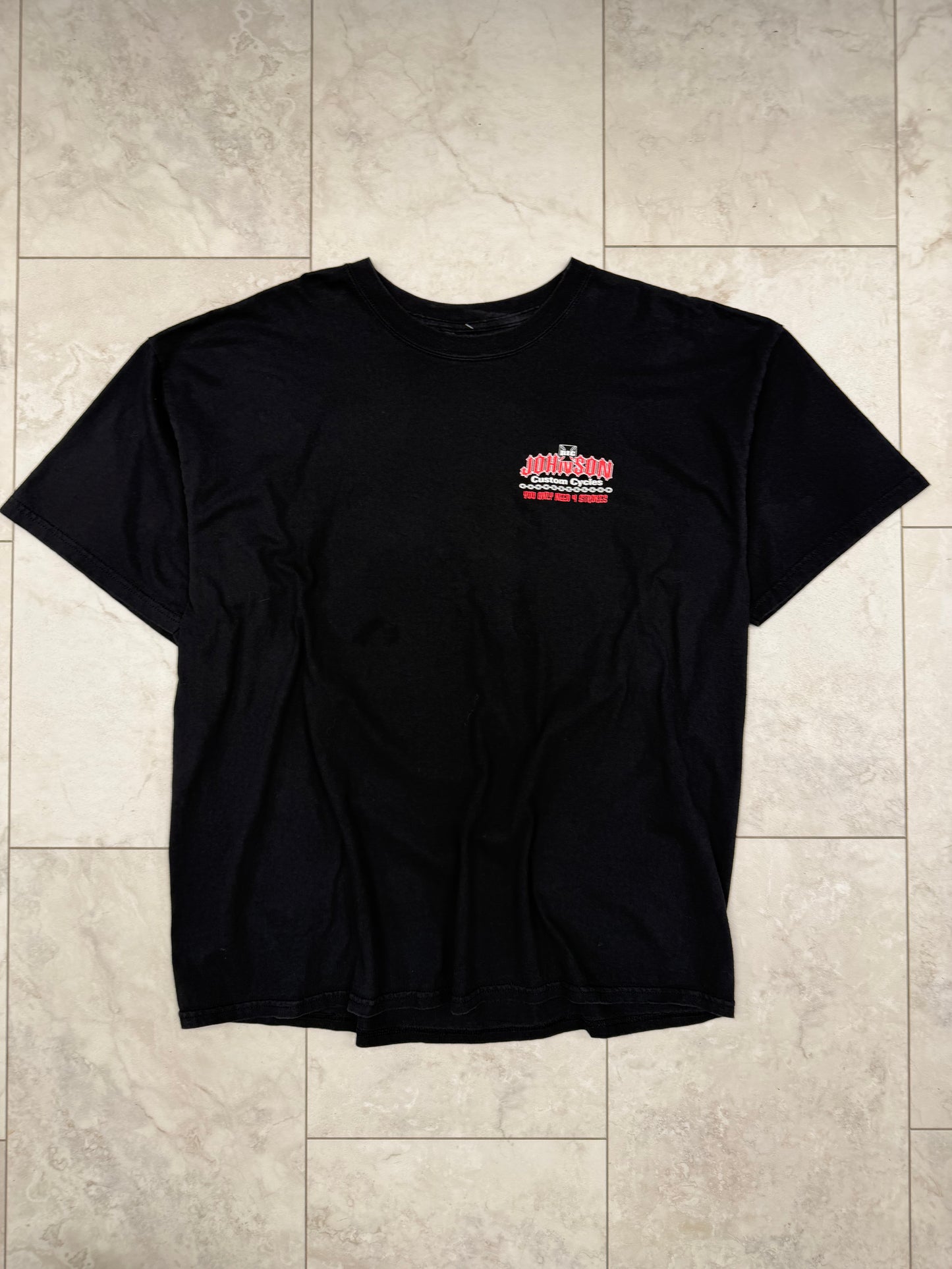 (XXL) Vintage 90’s Big Johnson Custom Cycles Graphic Tee