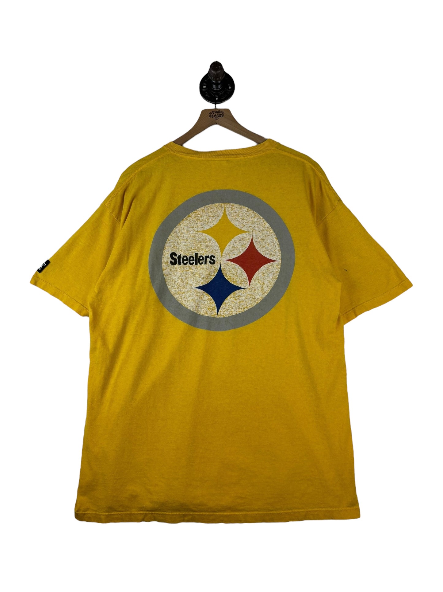 (L/XL) Vintage Steelers Starter Double Sided Tee