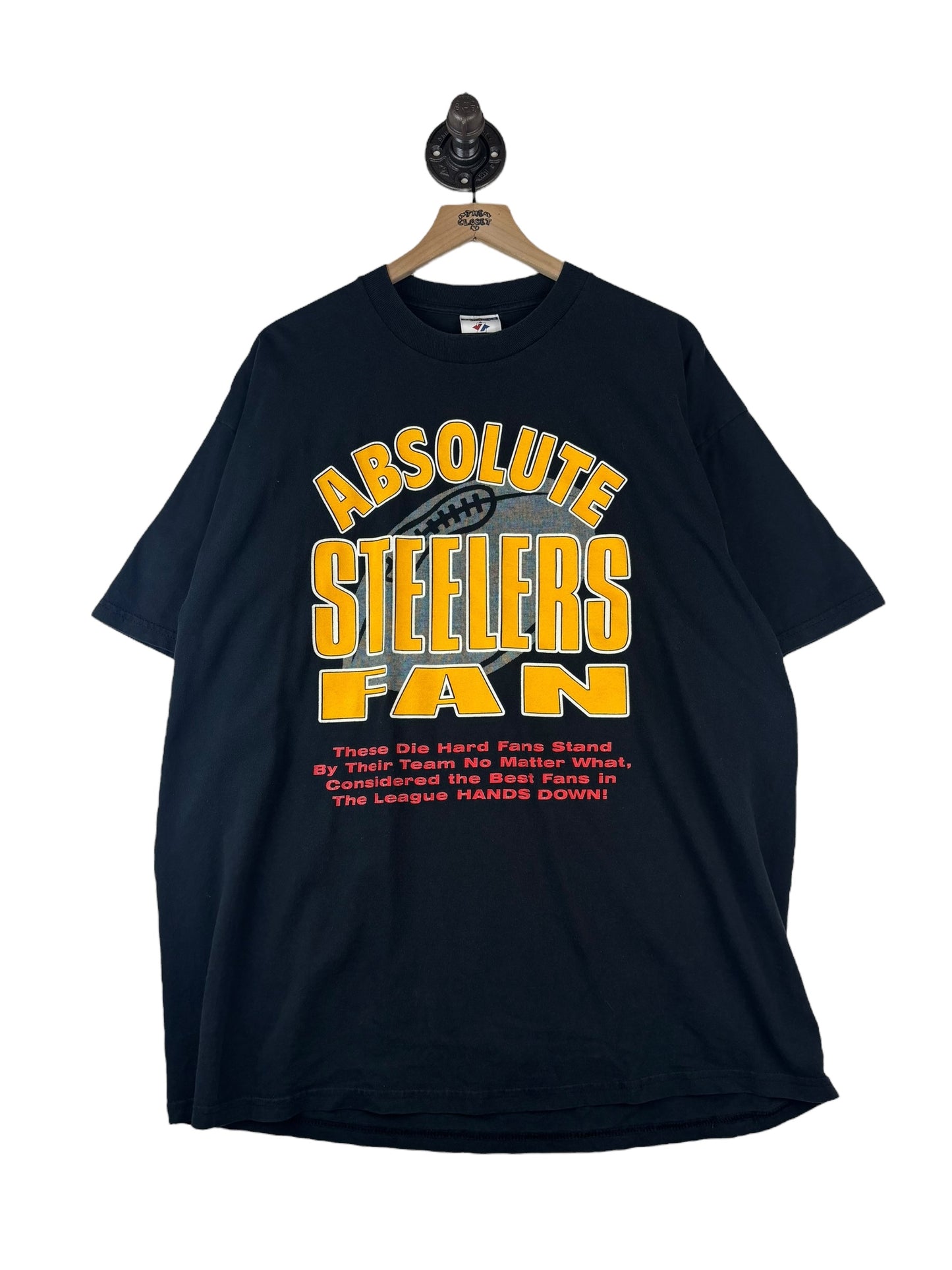 (XL) 2000 Absolute Steelers Fan Double Sided Tee