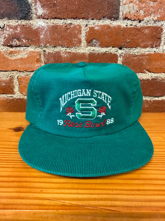 1988 Michigan State Rose Bowl Corduroy Hat - NEW