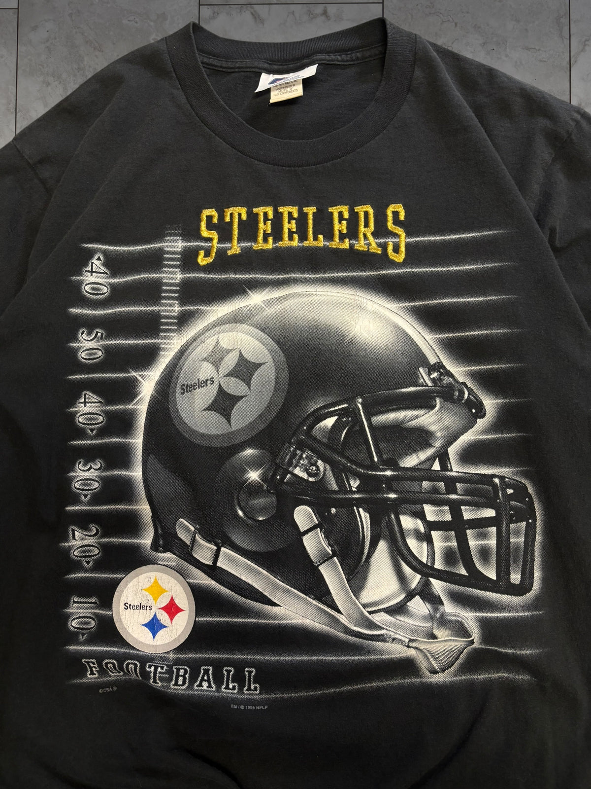 (L) 1998 Steelers CSA Embroidered / Graphic Tee