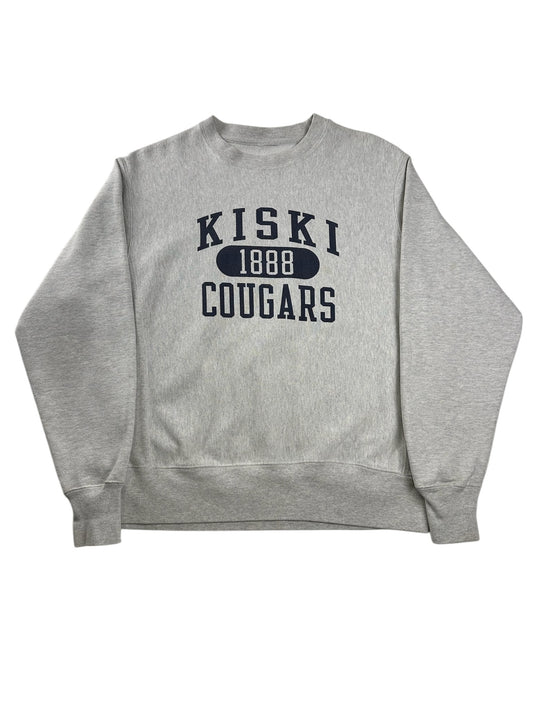 (M) Vintage Kiski Cougars Reverse Weave Crewneck