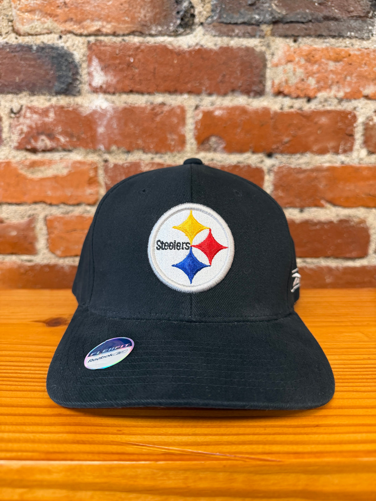 Vintage Steelers Big Logo Reebok Flexfit Hat (Brand New)