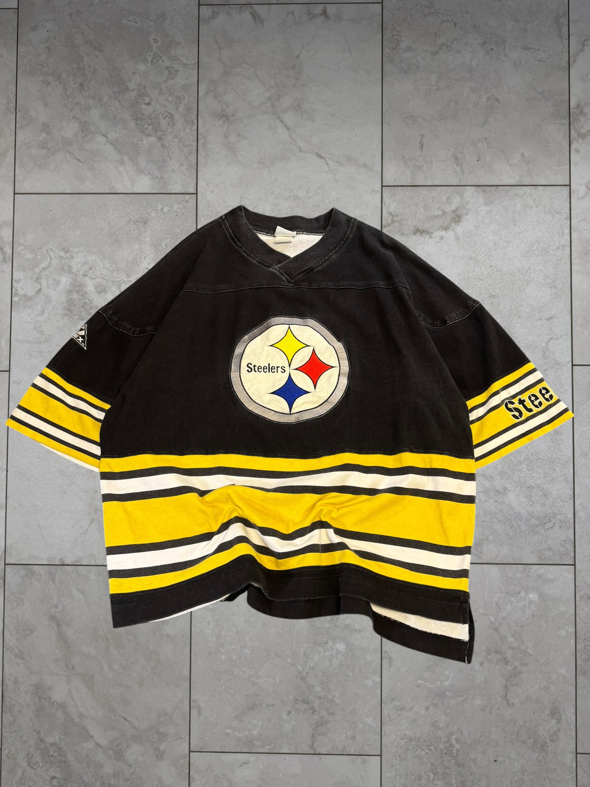 (L/XL) Vintage Steelers 90's Jersey Style Tee