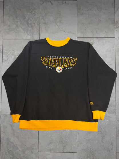 (XL) Vintage 90's Steelers Embroidered Crewneck