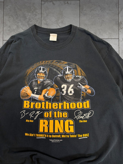 (XL) 2006 Steelers Brotherhood of the Ring Tee