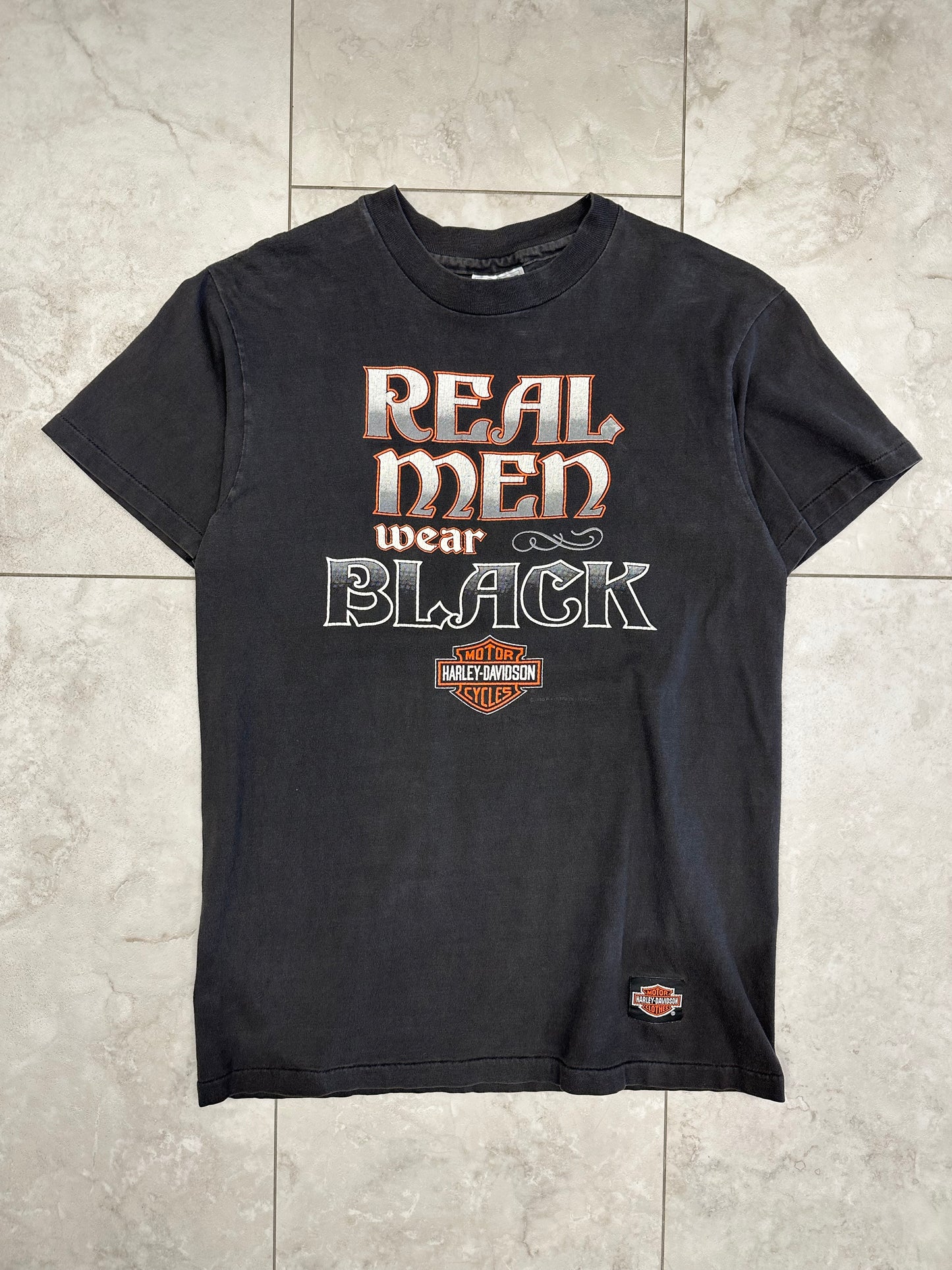 (S) 1990 Harley Real Men Wear Black
