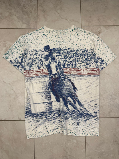 (L) Vintage 90’s Rocky Mountain Clothing Co. AOP Graphic Tee