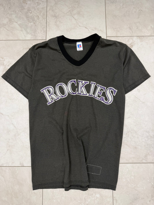 (M) Vintage 90’s Colorado Rockies V-neck Tee