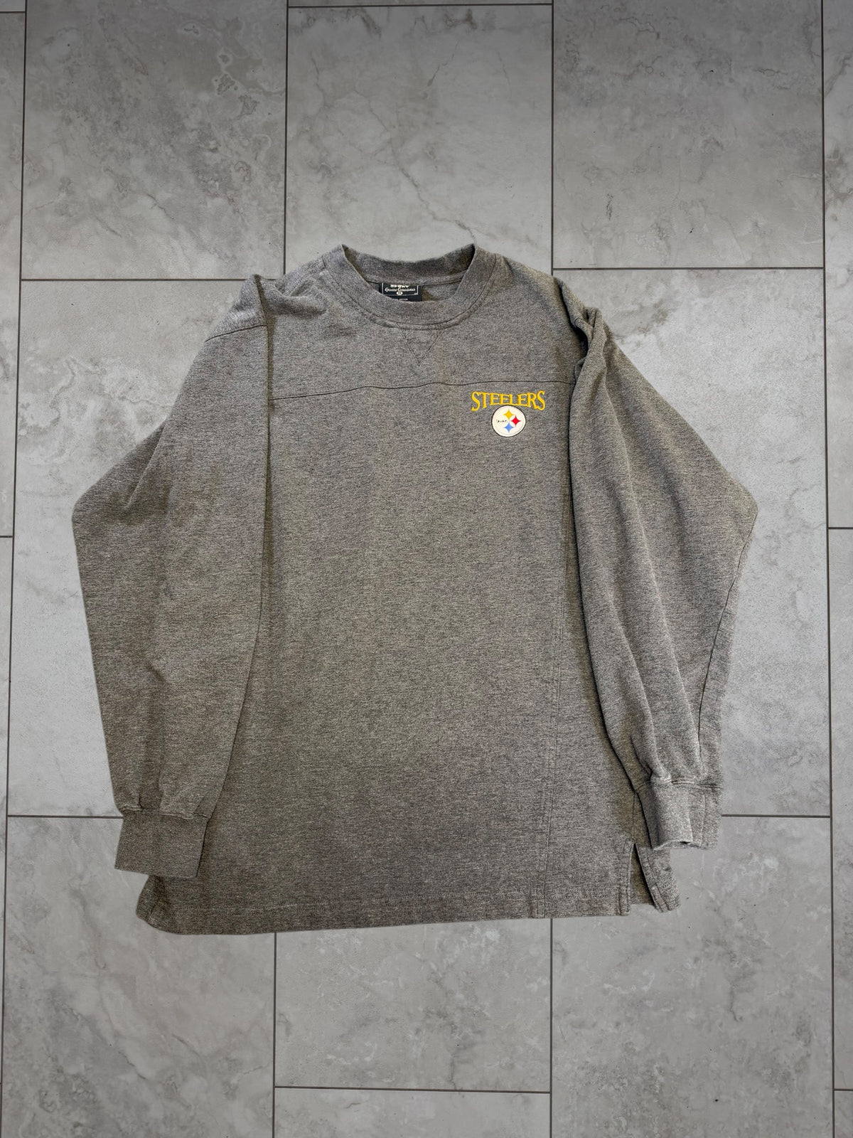 (S/M) Vintage 90's Steelers Embroidered L/S Shirt